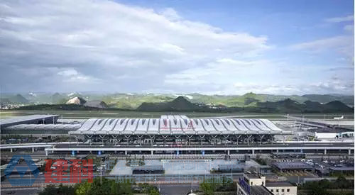 鋁鎂錳屋面案例——貴州龍洞堡機場